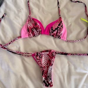 Pink bikini